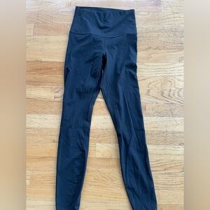 Lululemon align  Black Ribbed High-Waist Leggings